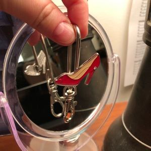 Finders Key Purse Red Shoe Charm